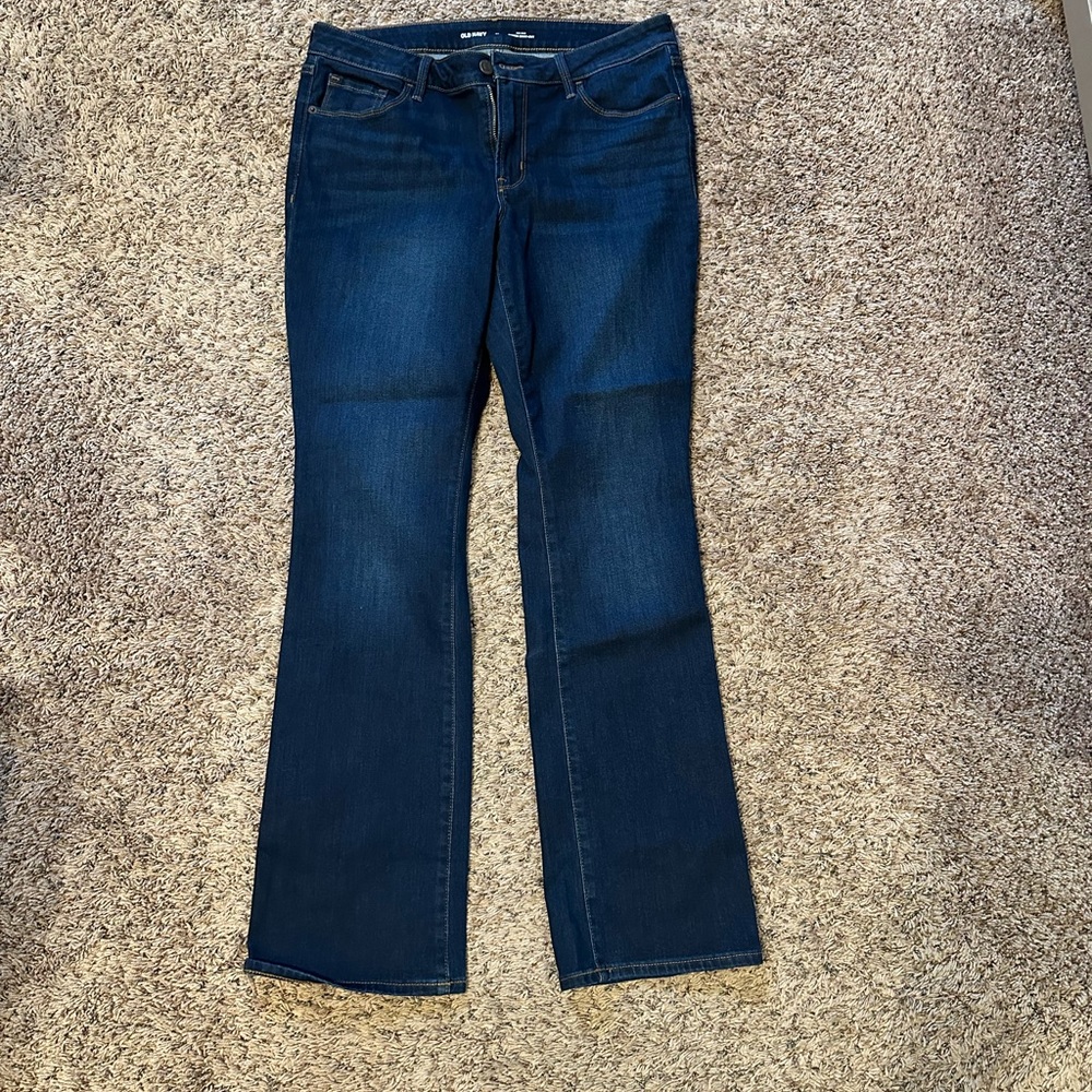 Old Navy MidRise Kicker Bootcut Jeans-Size 12